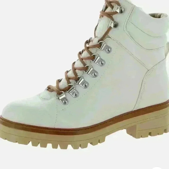 MARC FISHER-MALLIE LACE-UP ROUND TOE ANKLE BOOTS - Picture 3 of 10